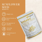 Organic Sunflower Seeds are rich in Vitamin E, unsaturated fatty acids, potassium & naturally sodium-free helps in heart & skin health - 225 Grams